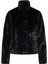 Onlvida Faux Fur Kadın Siyah Peluş Mont 5