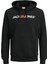 Hood Corp Old Logo Erkek Siyah Kapüşonlu Sweatshirt 3