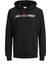 Hood Corp Old Logo Erkek Siyah Kapüşonlu Sweatshirt 8