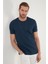 Pamuklu Bisiklet Yaka Basic T Shirt Erkek T Shirt 5902387 1
