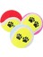 Buffer® 3'lü Renkli Desenli Tenis Topu Kedi Köpek Oyuncağı 1