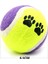 Buffer® 3'lü Renkli Desenli Tenis Topu Kedi Köpek Oyuncağı 4