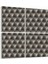 10055K4 Abstract 3 Boyut Görsel Kare 4'lü Kanvas Tablo 1