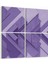 10043K4 Abstract 3 Boyut Görsel Kare 4'lü Kanvas Tablo 1