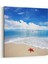 16639K Kumsal / Sahil Görseli Kare Kanvas Tablo 1