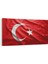 17537YD Türk Bayrağı Görseli Yatay Dar Kanvas Tablo 1