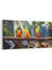 12560YD Hayvanlar Alemi Görseli Yatay Dar Kanvas Tablo 1