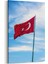 17548D Türk Bayrağı Görseli Dikey Kanvas Tablo 1