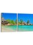 16361K2Y Kumsal / Sahil Görseli Kare 2'li Yatay Kanvas Tablo 1