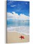 16639DD Kumsal / Sahil Görseli Dikey Dar Kanvas Tablo 1
