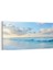 16479YD Kumsal / Sahil Görseli Yatay Dar Kanvas Tablo 1