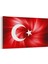 17543Y Türk Bayrağı Görseli Yatay Kanvas Tablo 1