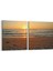 16351K2Y Kumsal / Sahil Görseli Kare 2'li Yatay Kanvas Tablo 1