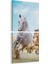 12483K2D Hayvanlar Alemi Görseli Kare 2'li Dikey Kanvas Tablo 1