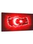 17540YD Türk Bayrağı Görseli Yatay Dar Kanvas Tablo 1
