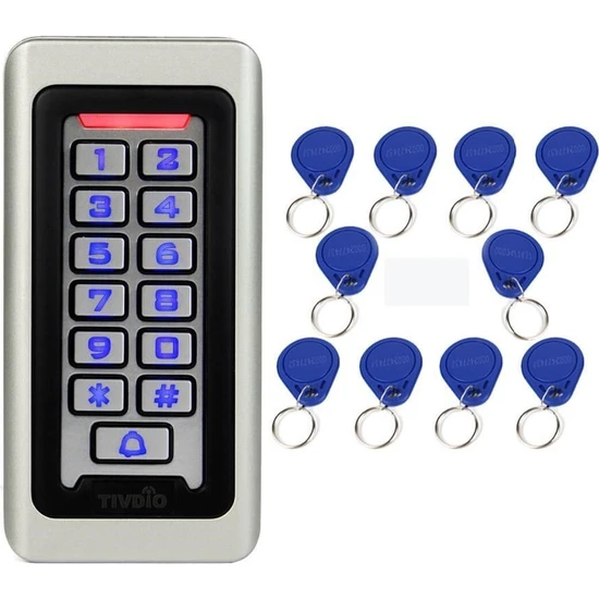 Sonex E-2 RFID Şifreli Kartlı Elektronik Kapı Açma Kilidi - Su Geçirmez