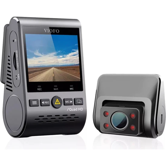 Viofo A129 Plus Duo IR 2 Kameralı Ön-iç 2K 1440P Wifi GPS'li Araç Kamerası
