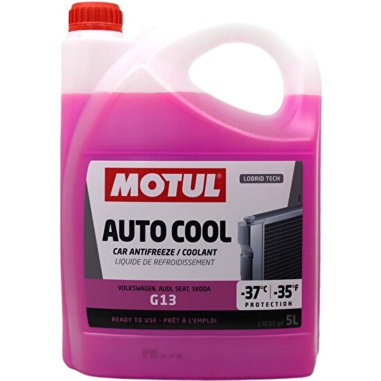 Motul Auto Cool G13 -37°C Pembe Antifriz 5 Litre