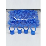 Armoni 100 Adet Microblading Kalıcı Makyaj Boya Koyma Potu Yüzük Mavi