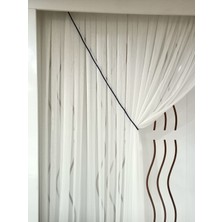 Self Stone Lacivert Tül & Fon Toplama 3 mt Halat Kordon Broçol