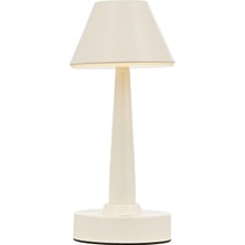 AVONNI ML-64006-BBY Beyaz Boyalı Masa Lambası LED Metal Pleksi 11cm