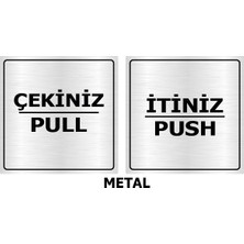 Orse Reklam Itiniz Çekiniz Yazısı Metal
