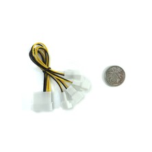 Asian Tech Store 3 Pin Molex Fan Çevirici 4 Lü