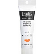 Liquitex : Professional Heavy Body : Akrilik Boya : 59 ml : Vivid Red Orange 620 S3