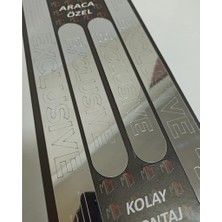 Aksefuar Lazer Tata Indica Exclusive Yazılı Pleksi Kapı Eşiği