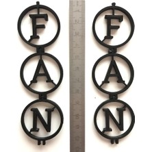 Aldım Geldi Zincir Harfler Serif Yazı Tipi 20 mm Vor Yeniden Boyutlandırma ve Ölçeklendirme Plastik Aparat