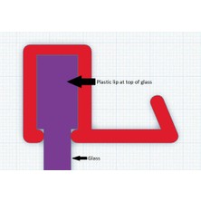 Aldım Geldi Duş Paneli Kancası Plastik Aparat