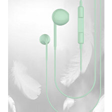 Lapas Kulaklık Kablolu Mikrofonlu 3.5 mm Hd Ses A2 Plus Yeşil