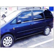 Fams Otomotiv  Seat Alhambra Krom Cam Çıtası 4 Parça 1996-2010  Paslanmaz Çelik