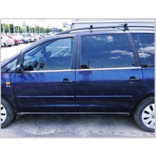 Fams Otomotiv  Seat Alhambra Krom Cam Çıtası 4 Parça 1996-2010  Paslanmaz Çelik