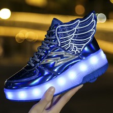 Kın Erkek Çocuk LED Işıklı Paten Ayakkabı (Yurt Dışından)