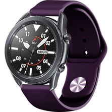 MobaxAksesuar Xiaomi Mi Watch Color Kordon Silikon Spor Kordon Koyu Mor