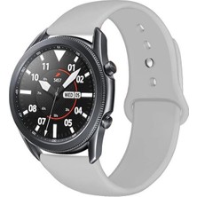 MobaxAksesuar Huawei Honor Magic Watch 2 42MM Kordon Silikon Spor Kordon Gri