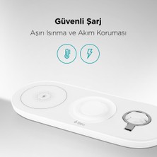 Ttec Smartcharger Air iPhone Uyumlu+Apple Watch Uyumlu+AirPods Kablosuz Hızlı Şarj Aleti ve  Pd 20W Seyahat Şarj Aleti