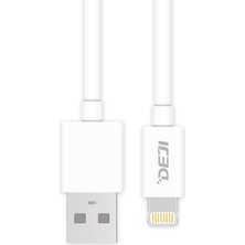 Deji iPhone Uyumlu 5/5s/SE Şarj ve Data Kablosu Lightning Beyaz 1.2M