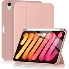 MobaxAksesuar Apple iPad Mini 7 (A17 Pro) Mini 6  Kılıf Kalem Bölmeli Smart Case 2021-2024