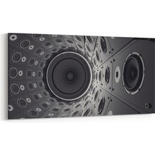 Olla 10236YD Abstract Girdap Görsel Yatay Dar Kanvas Tablo