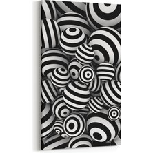 Olla 10059DD Abstract Görsel Dikey Dar Kanvas Tablo