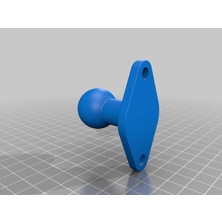 Aldım Geldi  Ram Ball Mounts (B) 1 & (A) 9/16 Elmas Baz Plastik Aparat