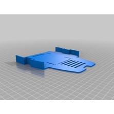 Aldım Geldi Zeta Fx-61 Fpv Kanat Pil Bileşen Rafı Plastik Aparat