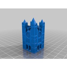 Aldım Geldi Katedral Oyun Parçası Dekoratif Biblo Aksesuar Organik Plastikten