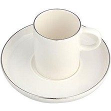 Porland Chopin Platin Kahve Takımı 4 Parça