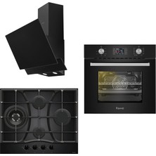 Ferre Lüks Serisi 10+1 Fonk. Turbo Digital Döküm Izg. Siyah Set (BF075+ 10002 +D016)