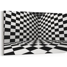Olla 10233Y Abstract Girdap Görsel Yatay Kanvas Tablo