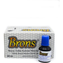 Beyaz Tahta Kalem Mürekkebi Mavi 30CC 12'li Paket