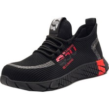 Chance Petcastle 792 Iş Güvenliği Ayakkabıları Delinmez Ayakkabı Çelik Burunlu Ayakkabı-Kırmızı (Yurt Dışından)